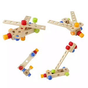 ست اسباب بازی میز ابزار چوبی Wooden tool table toy set -اسباب بازی